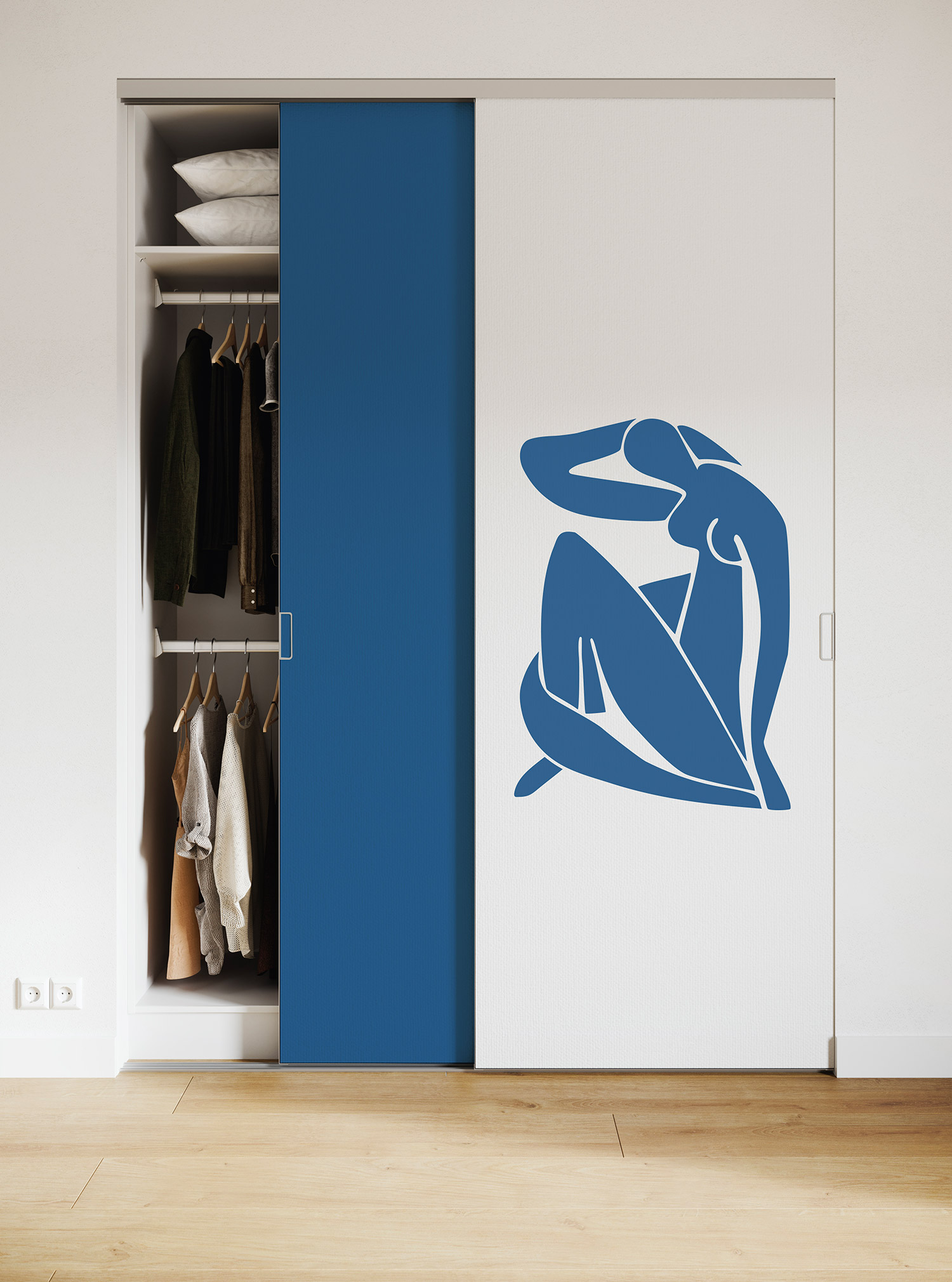 Aperçu #1 du décor Matisse blue nude 2